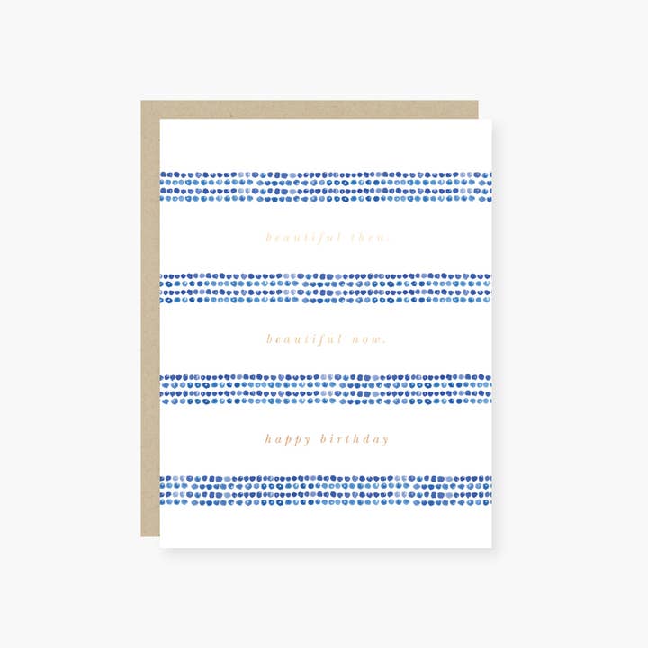Beautiful Then, Beautiful Now Birthday Card for wholesale by 2021 Co.