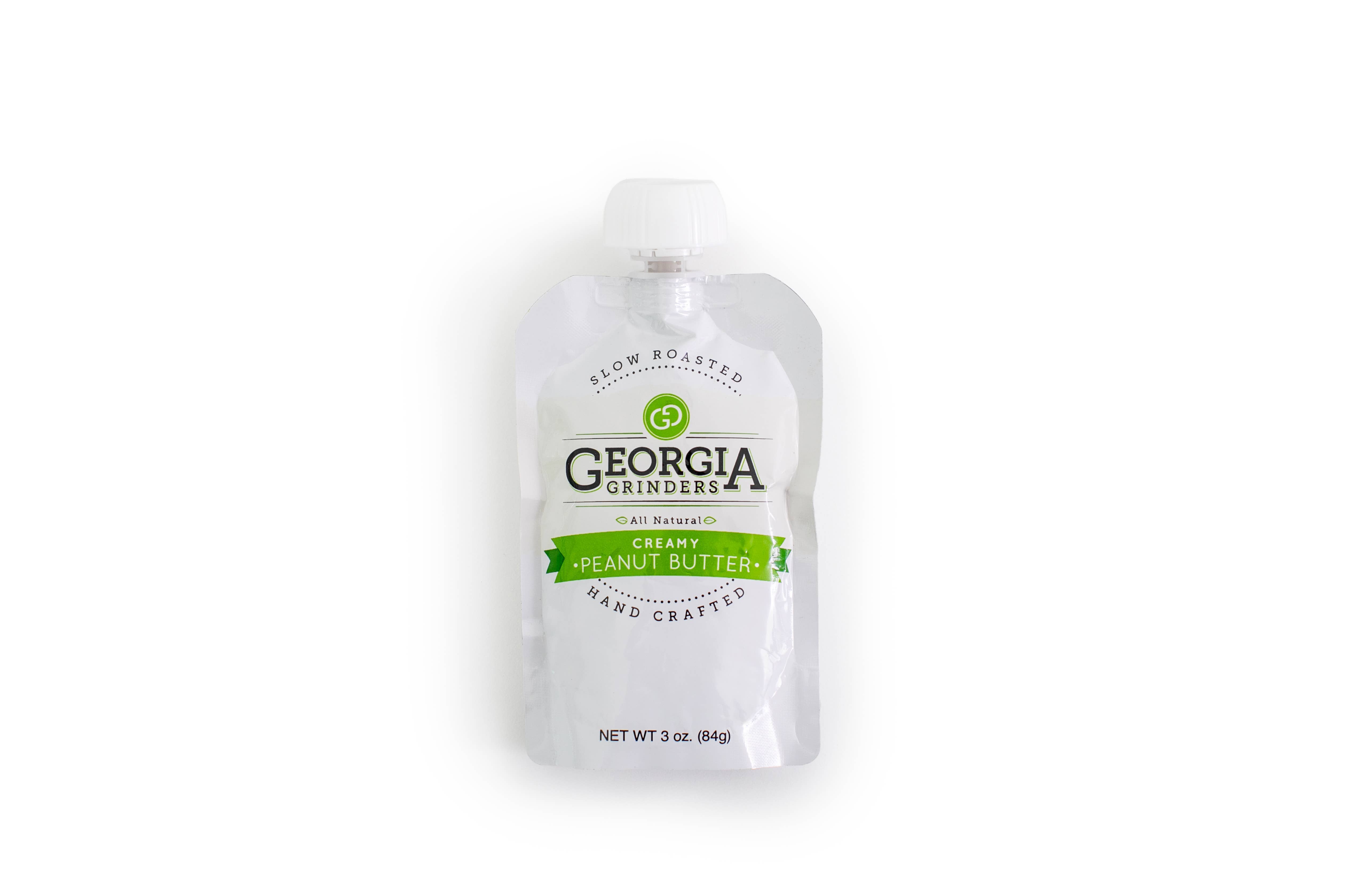 Georgia Grinders - Vente Beurres de noix - Georgia Grinders Beurre d'arachide crémeux 3 oz refermable (12)