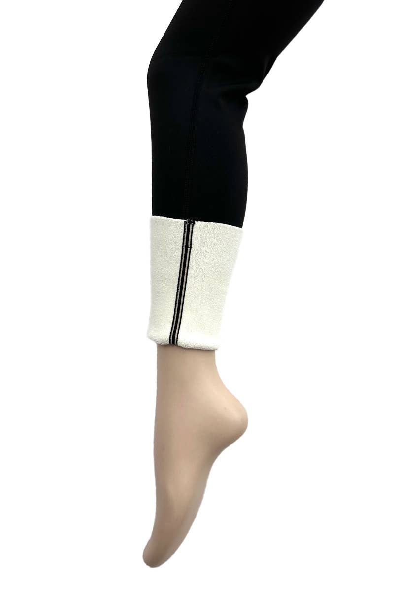 Black Plus Size Fleece Legging Without Pockets/P39007G for wholesale on Faire2