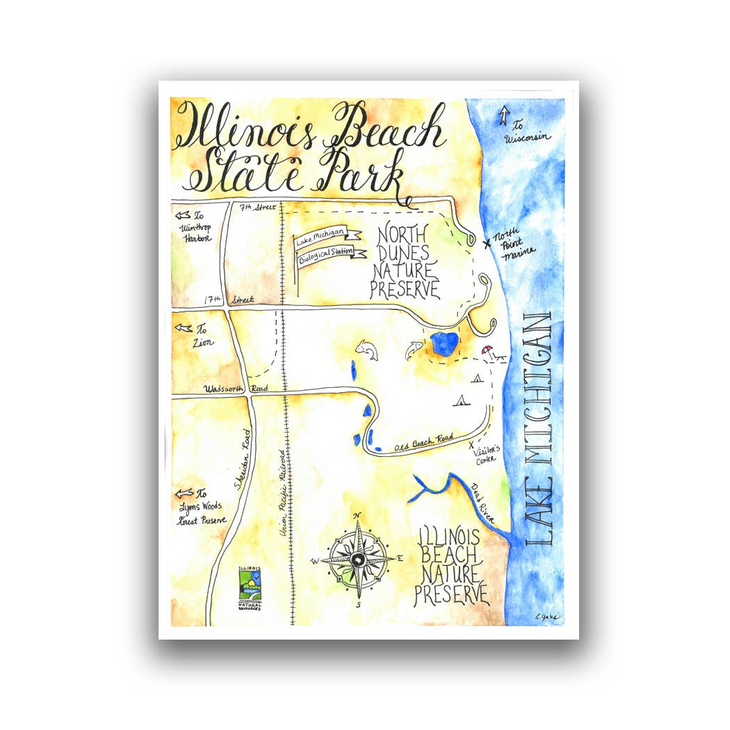 Emily Drew Yates Art & Illustration - Wholesale Postcard - Postcards - Watercolor Calligraphy Maps - 31 Maps34