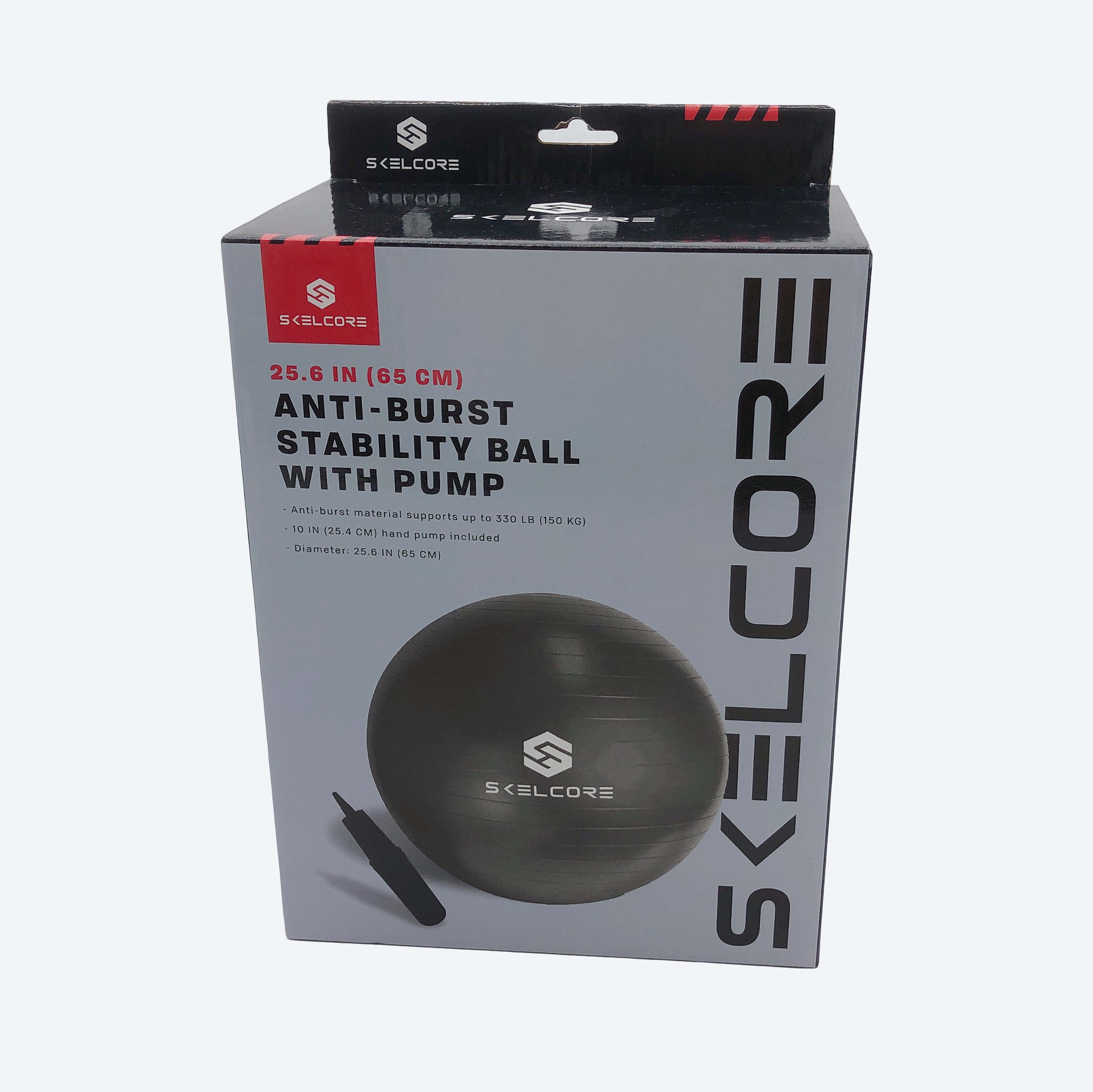 Skelcore - Venta al por mayor Material de fitness - Pelota de ejercicio anti-reventones Skelcore de 65 cm con bomba7