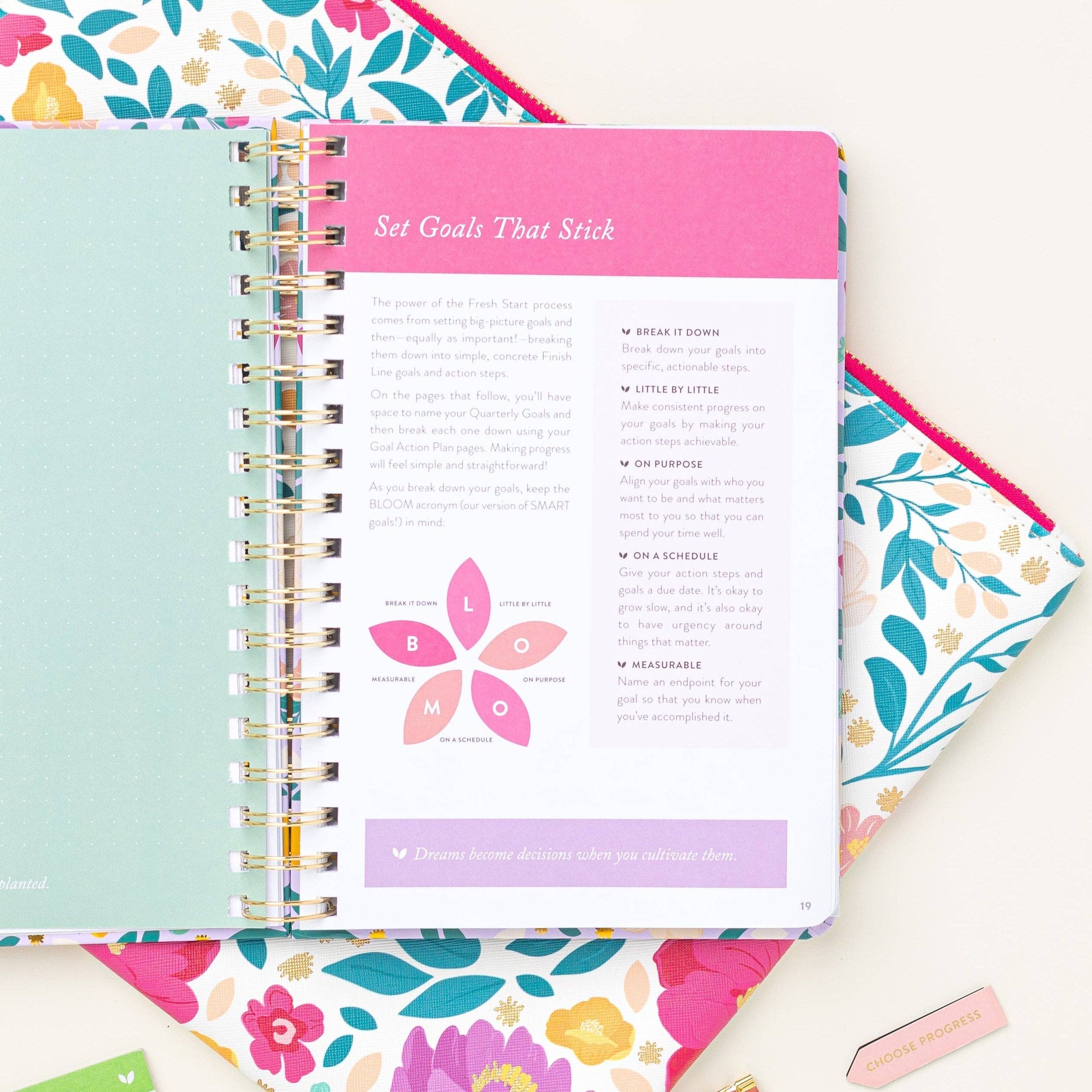 Cultivate What Matters - Wholesale Planner - Fresh Start Daily Goal Planner® | Aloe2