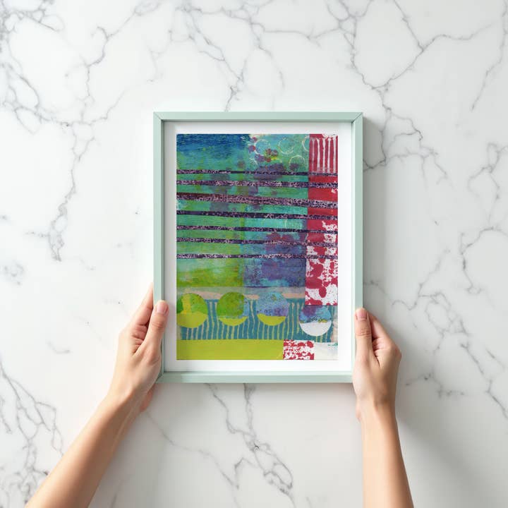 LinHopArt - Wholesale Art Print - Color Rhythm Abstract - Fine Art Print2