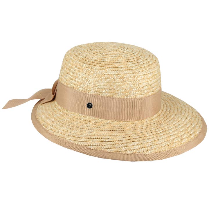 CAPPELLO DI PAGLIA CUCITO - 2E57 per la vendita all'ingrosso da parte di FLECHET