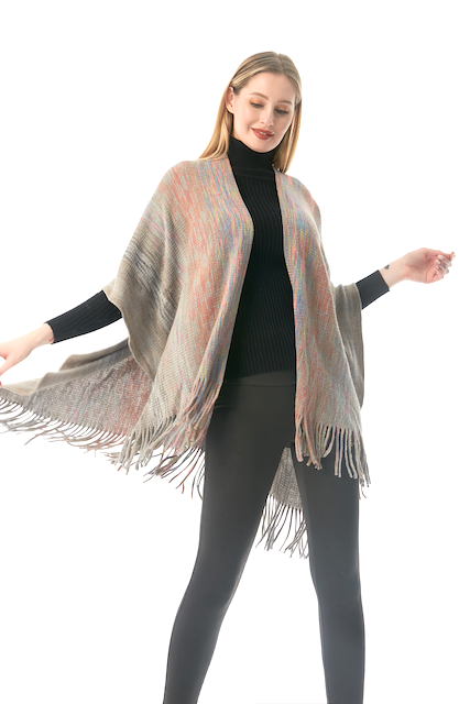 Pretty Persuasions - Vendita all'ingrosso Mantella - Donna - CP22102 Coprispalle Ruana Monterrey9