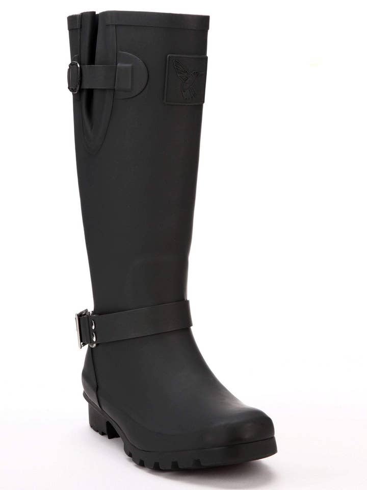Evercreatures - Wholesale Rain Boots - Women's - Evercreatures Triumph Charcoal Tall Wellies0