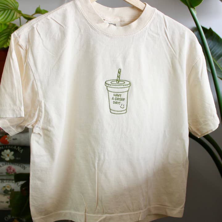 Sun Milk - Wholesale T-Shirt - Women's - Have a Great Day Cropped Boxy Tee2