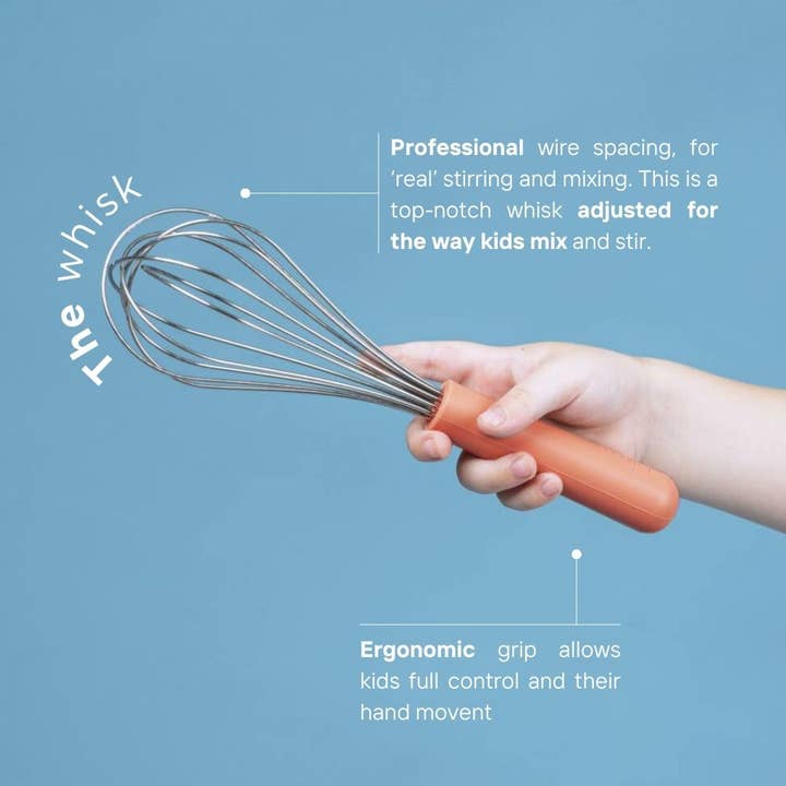 Tämpoco Design - Venta al por mayor Conjuntos de utensilios de cocina - Set de Repostería para Niños Montessori – Rosa | Regalo Perfecto para las Fiestas3