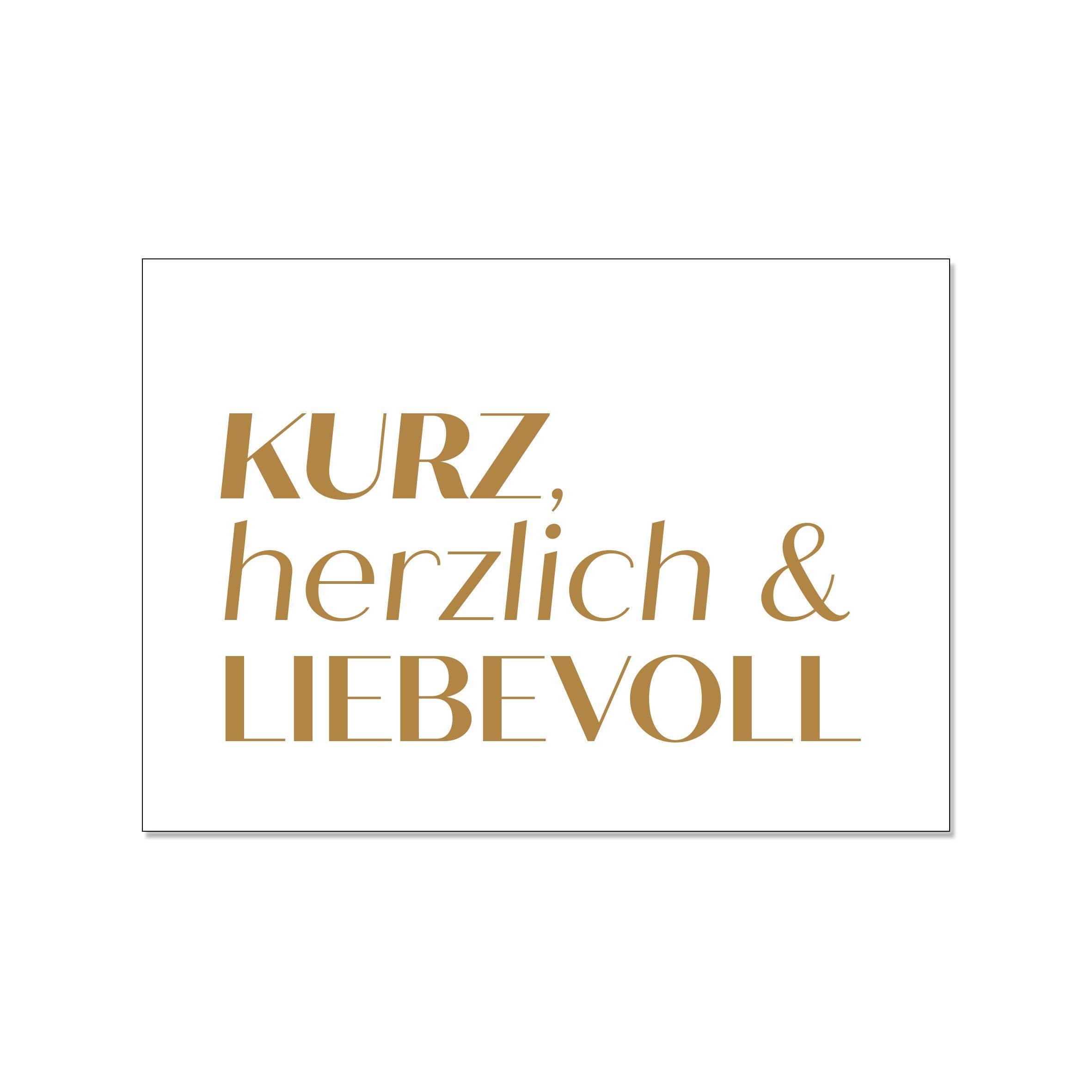 17;30 - Wholesale Postcard - Postcard horizontal, short, heartfelt and loving0