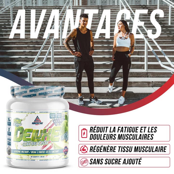 AMERICAN SUPLEMENT S.L. - Wholesale Oral Supplement/Vitamin - American Supplement | Bcaa's with Deluxe Glutamine 300 g12