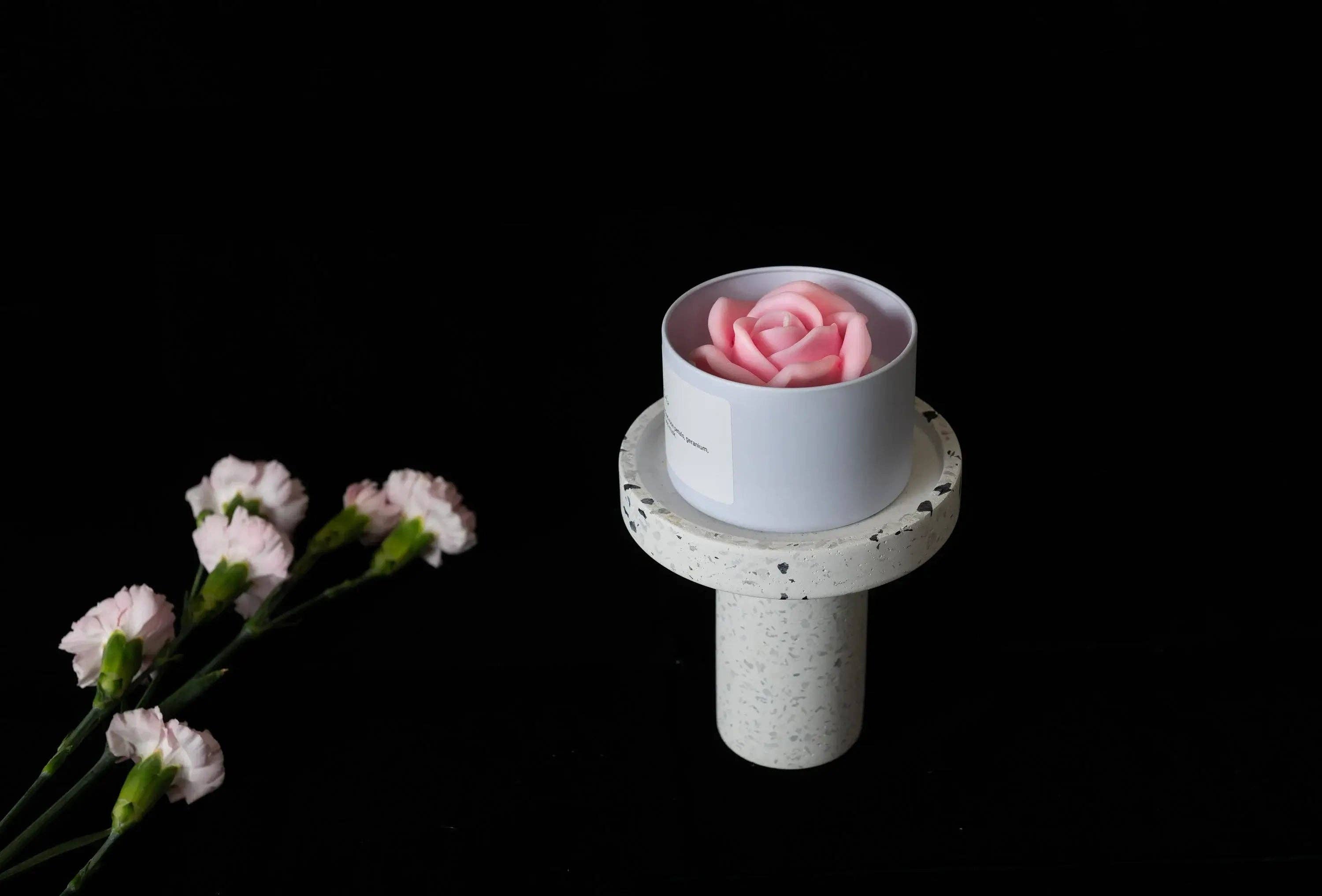 Crazy About Candles – wholesale Jar/filled candle – Flower in a Jar Candle – Handcrafted Soy Wax Scented Candle Gift4