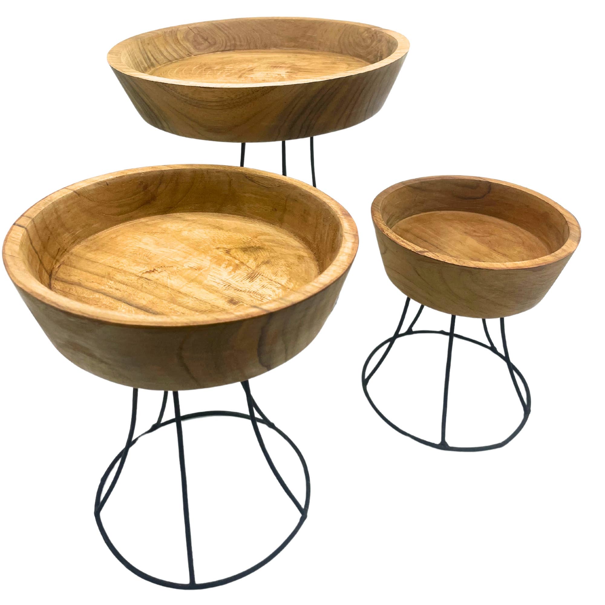 AW Artisan - Wholesale Retailer Display - Home & Living - Raised wooden bowls1