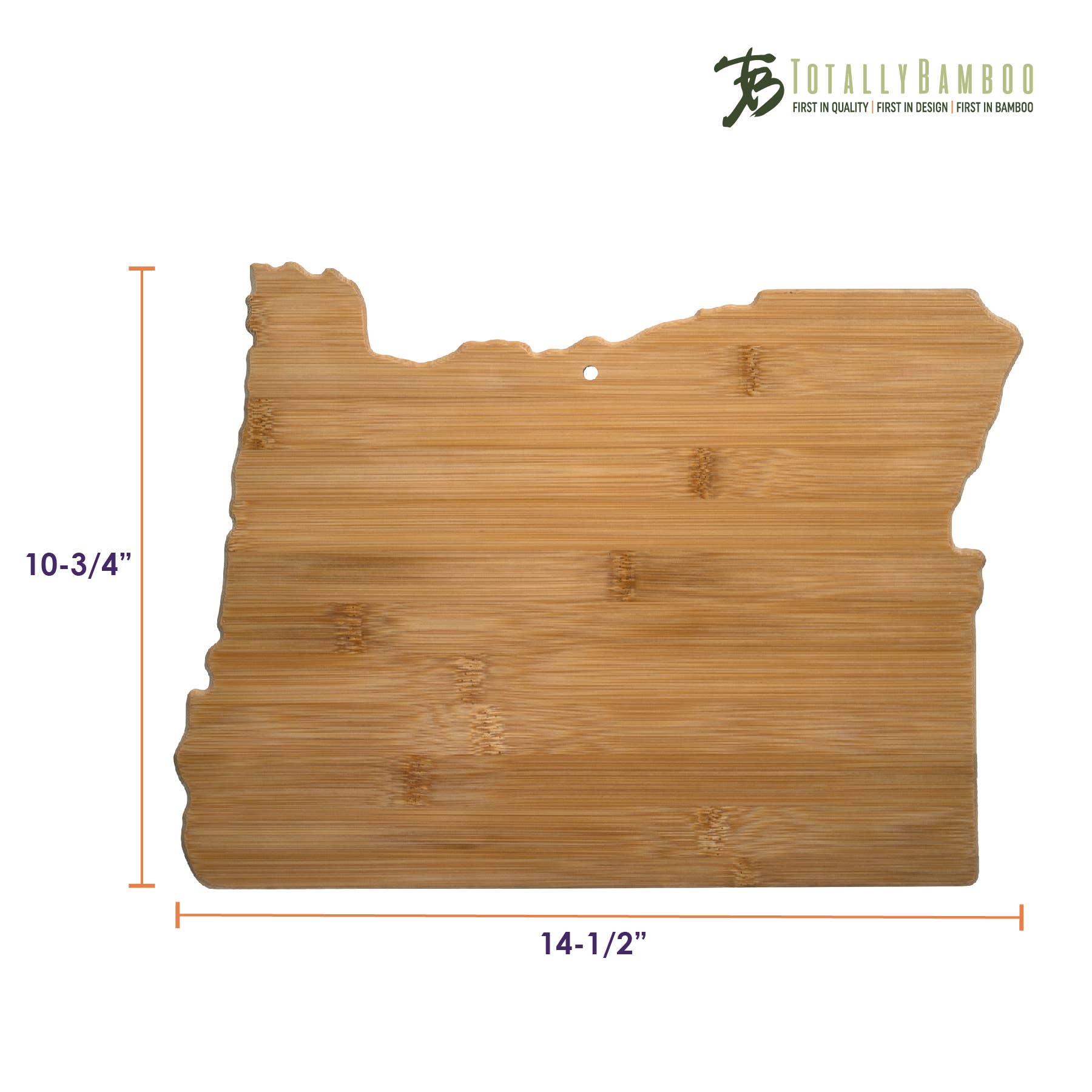 Totally Bamboo - Wholesale Cutting Board - Oregon State-Shaped Bamboo Serving & Cutting Board4