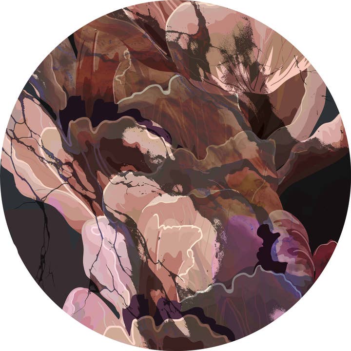 Melli Mello Cercle mural Alcoe pour la vente par Melli Mello