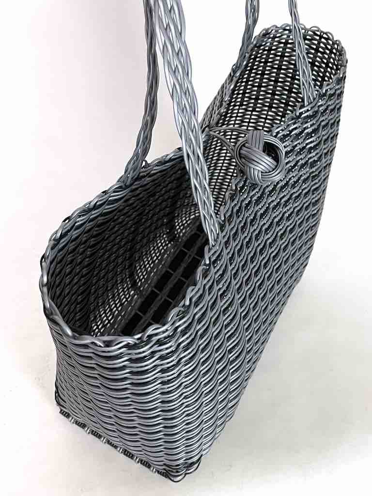 The Niger Bend - Vente Tote bag – femme - Fourre-tout en plastique recyclé tissé profond avec fermeture - El Salvador9