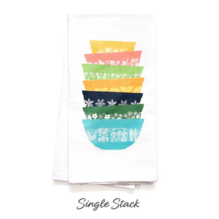 Twinkltoast - Wholesale Tea Towel - Pyrex-Inspired Tea Towel Sparkle – Retro Kitchen Gift3