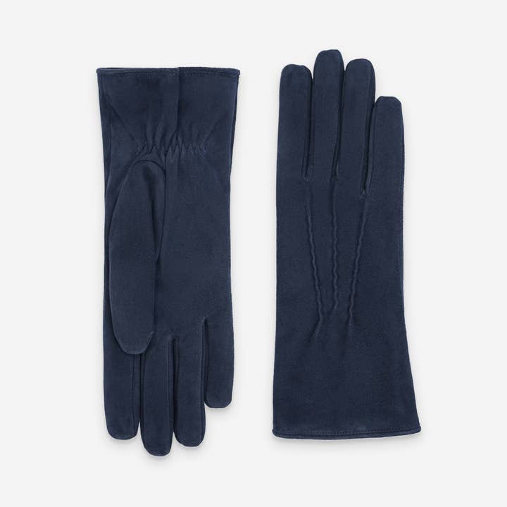 Lammmocka läderhandskar -100% polyester (boa) -71094BA för wholesale av Glove Story