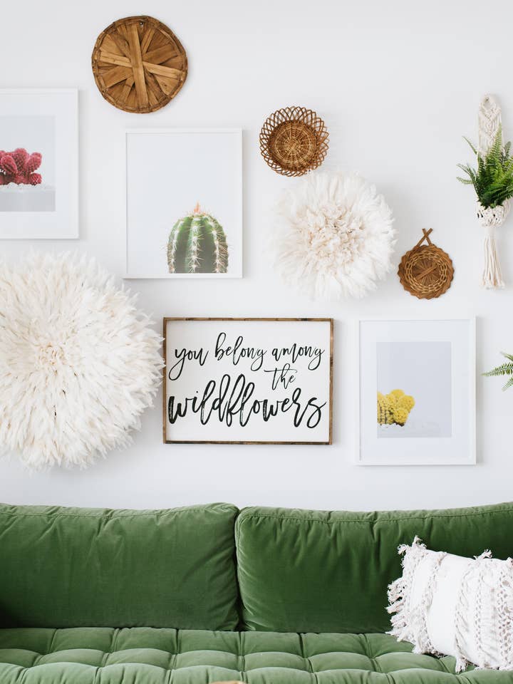 You Belong Among The Wildflowers Framed Wall Art for wholesale by Williamraedesigns