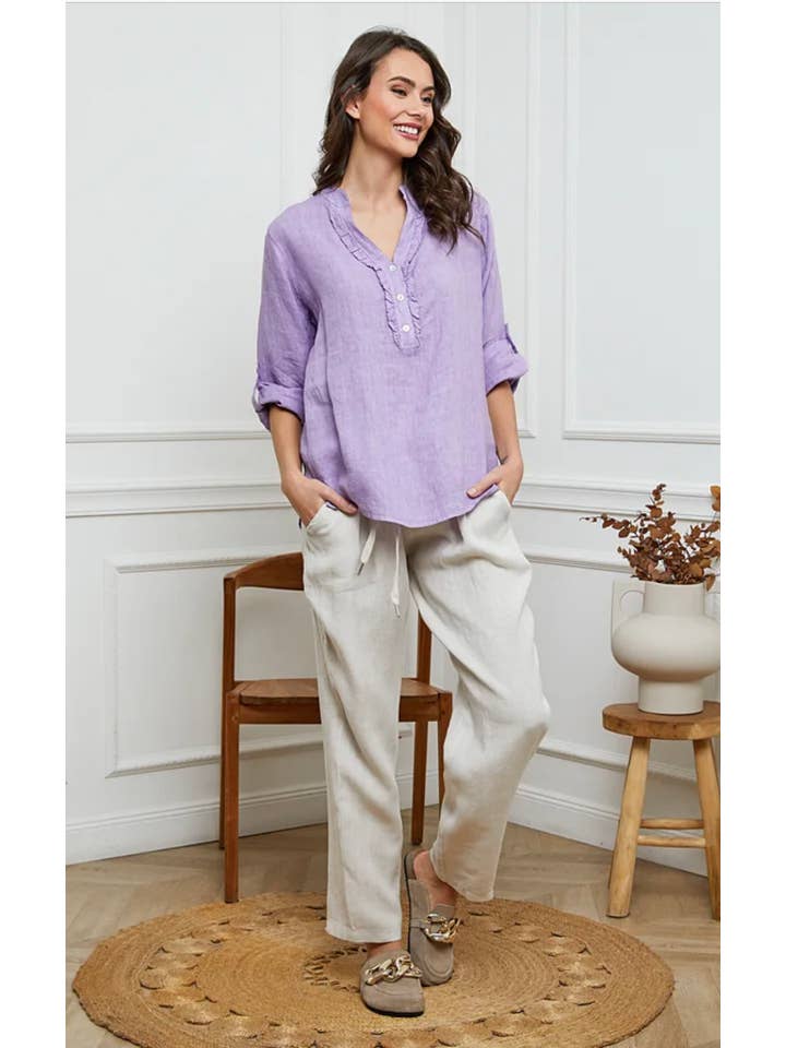 LÉA & LUC – wholesale Blouse – Women’s – 100% Linen Blouse REF. 664944