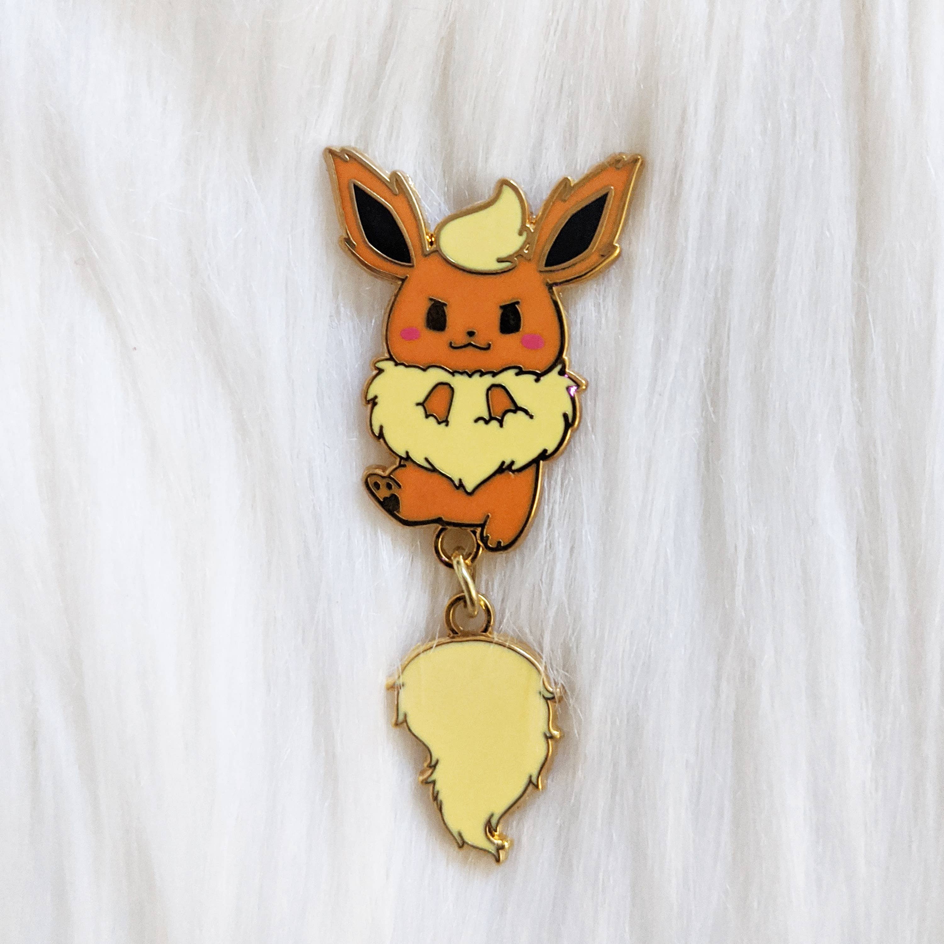 Sugar Cubed Studios - Wholesale Lapel Pin/Button - Eeveelution - Dangle Tail Enamel Pin4