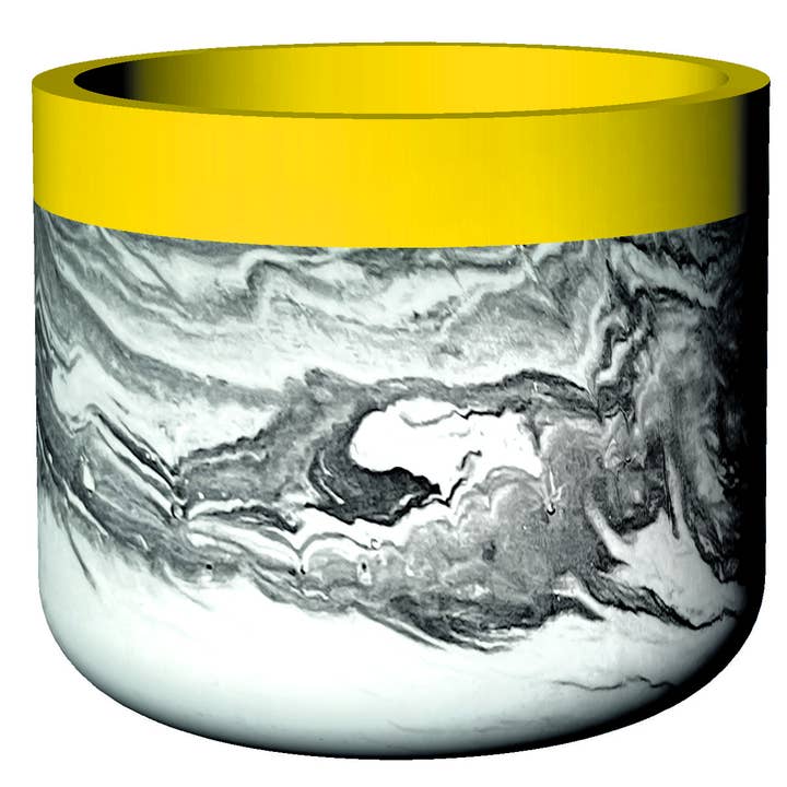 Cylindrisk kruka med marmoreffekt för wholesale av Les Pieds de Biche