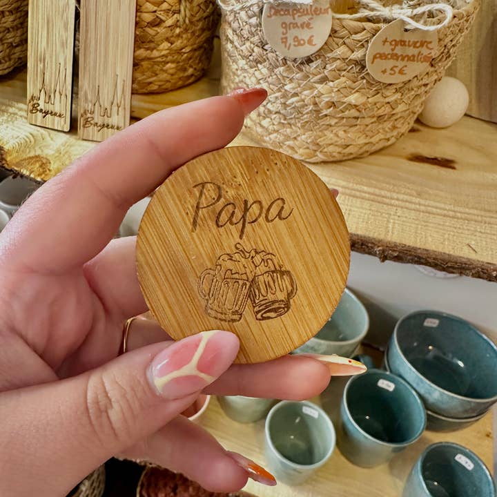 Esprit Cottage - Wholesale Bottle/Wine Opener - Customizable bamboo bottle opener2