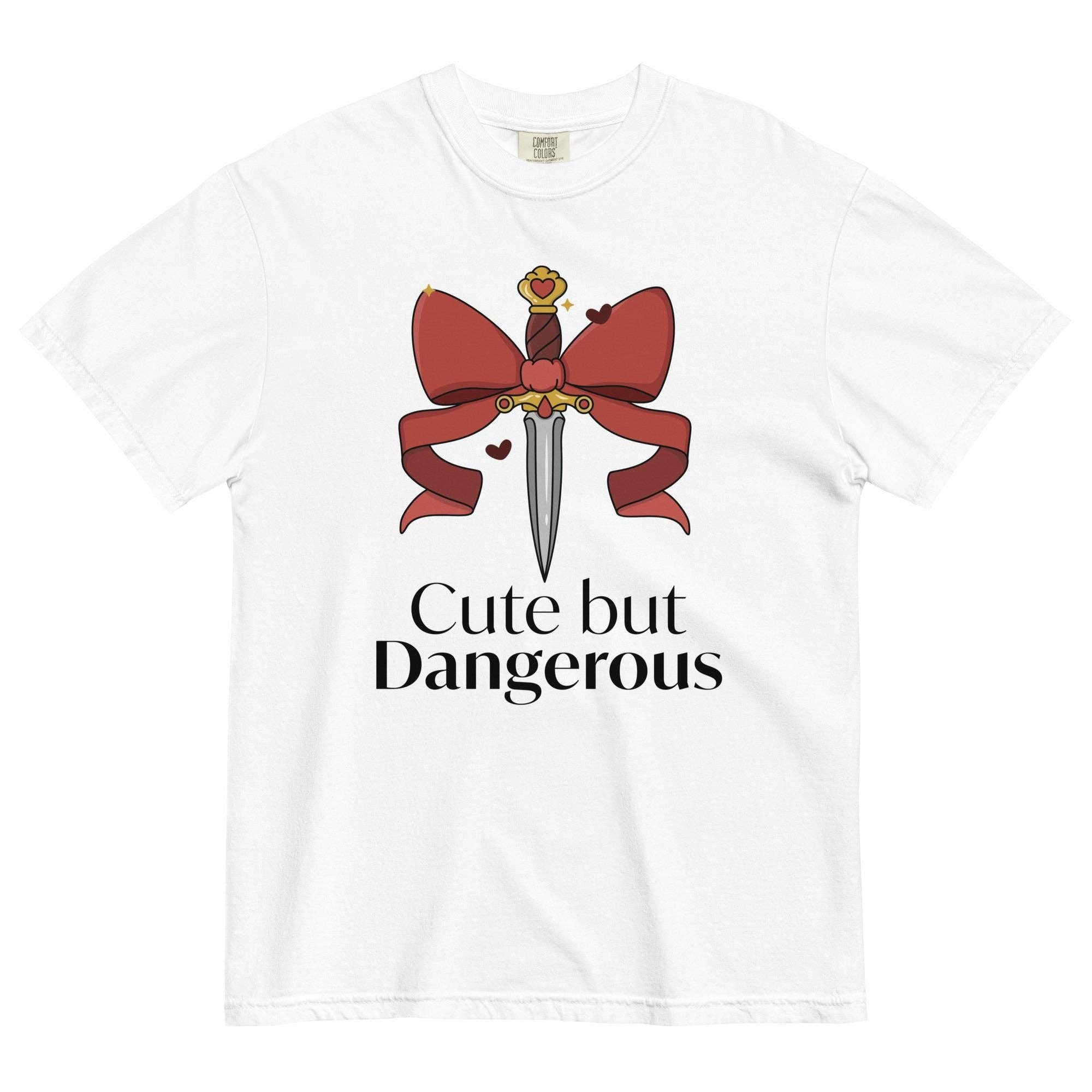 Keen Bee Studio - Wholesale Tunic - Women's - Dagger And Bows T-Shirt – Unisex Garment Dyed Shirt With Unique Lived-In Look8