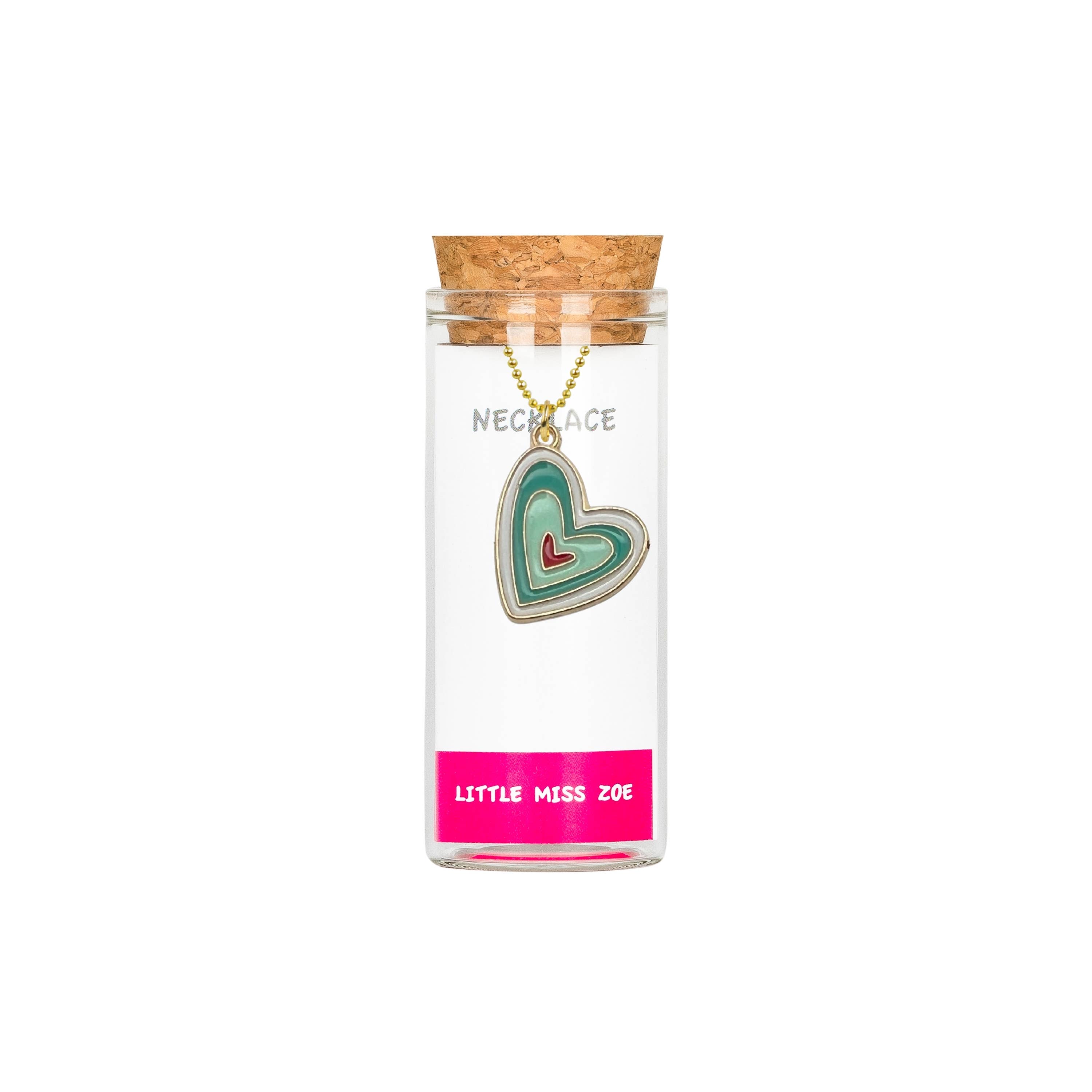 Little Miss Zoe - Wholesale Kids Necklace - Kids - Kids Charm Necklace in a glass bottle88
