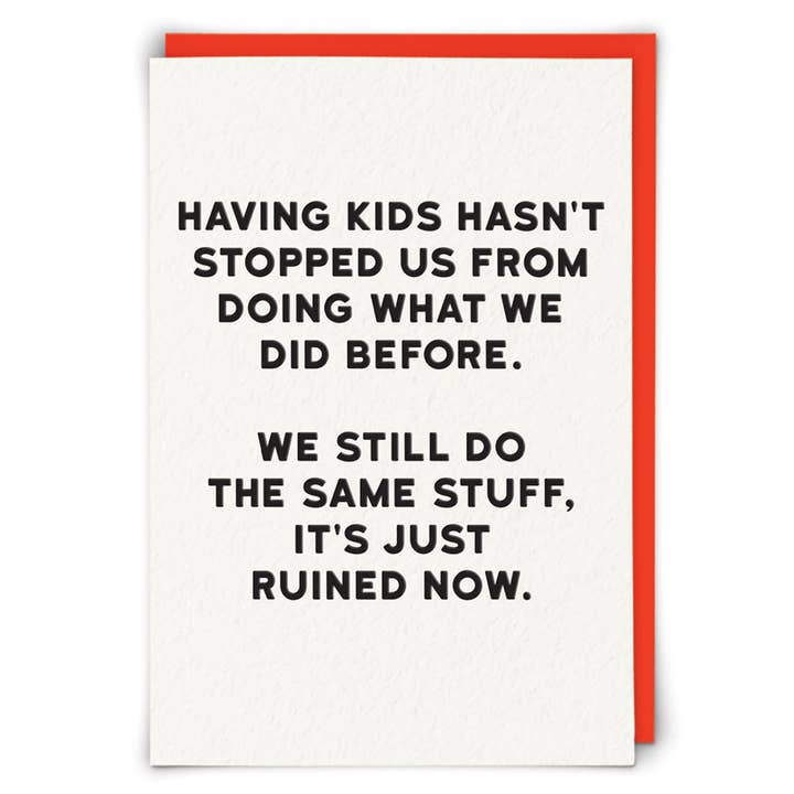 Ruined Greeting Card for wholesale by Redback Cards UK