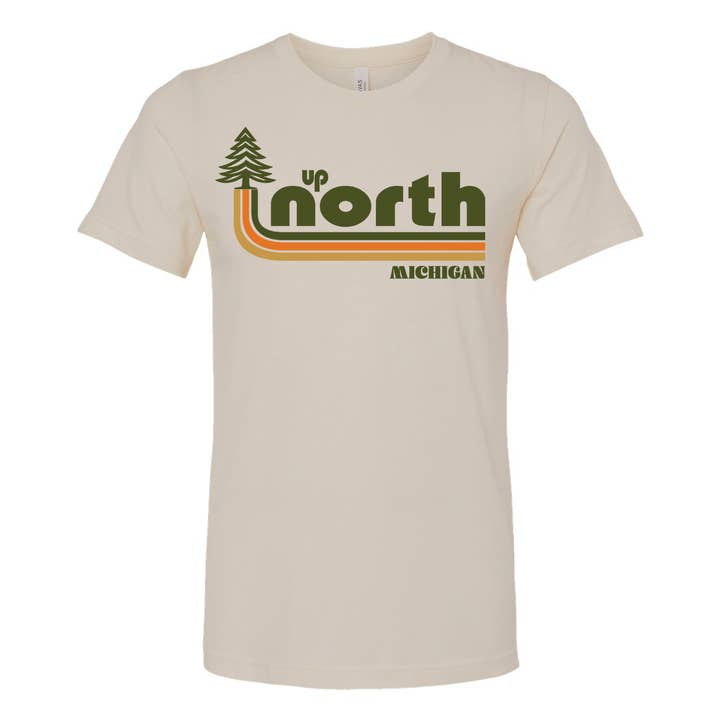 Up North Michigan T-Shirt for wholesale by Ales to Trails