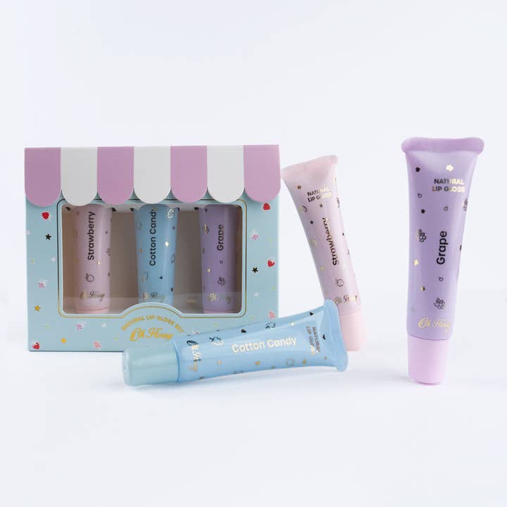Oh Flossy - Wholesale Lip-gloss - Oh Flossy Natural Lip Gloss Set