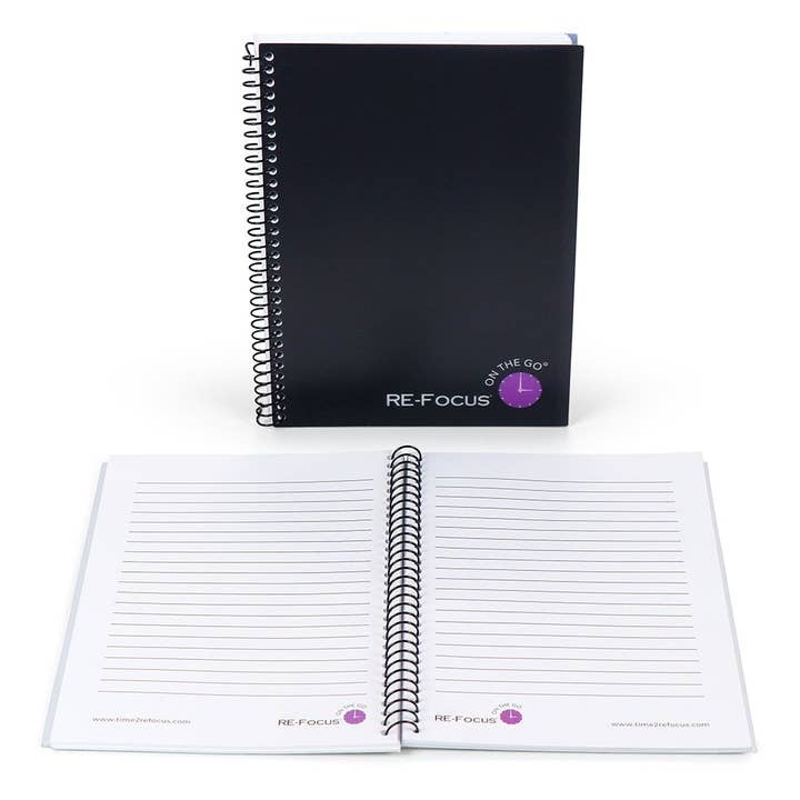 RE-FOCUS THE CREATIVE OFFICE - Wholesale Notebook - RE-FOCUS on the GO Notebooks, ADHD-Informed Design!6