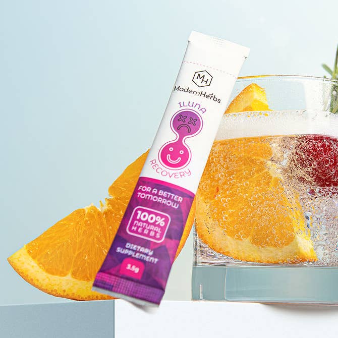 Herb-based Hangover Prevention | ILUNA Recovery (1 Box) for wholesale by Modern Herbs