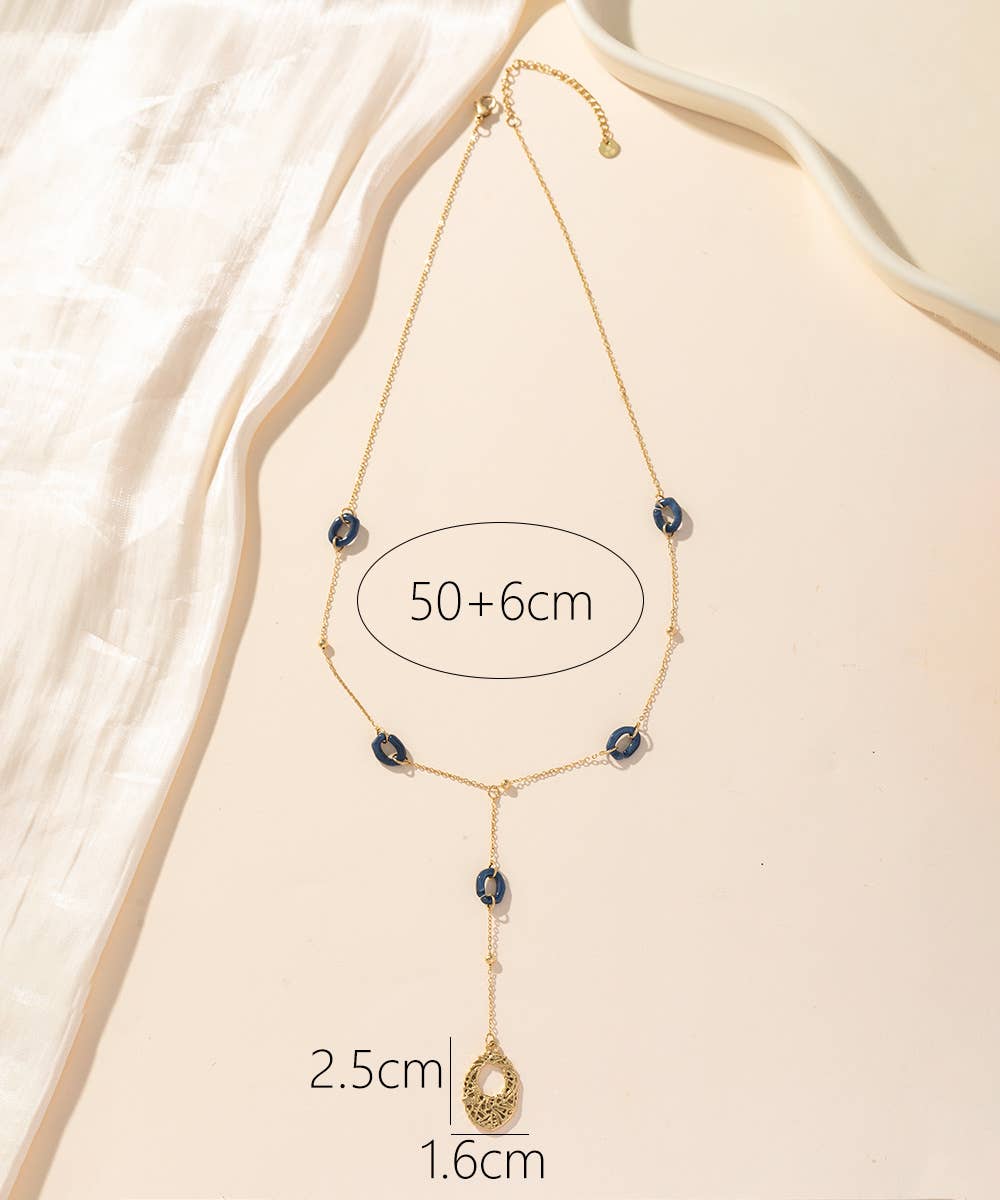 Blossom bijoux - Vente Sautoir et collier en Y - Collier Y Acier 24CCA0122