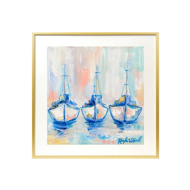 "Coastal Views" (PRINT) for wholesale by Kayla Weber Art