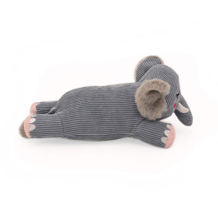 Pet Palette Distribution - Wholesale Pet Squeaky Toy - Dog - ZippyPaws Snooziez with Shhhqueaker - Elephant1