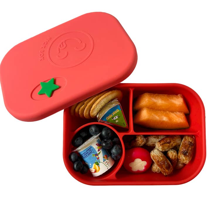 Pick Plates - Vente Sac/boîte repas – enfant - Boîte à déjeuner Bento Pick Box en silicone à 4 compartiments11