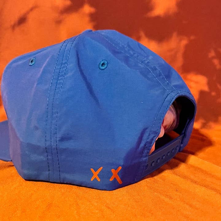 Desert Turquoise 'Diamondback' Roadie cap snapback for wholesale on Faire