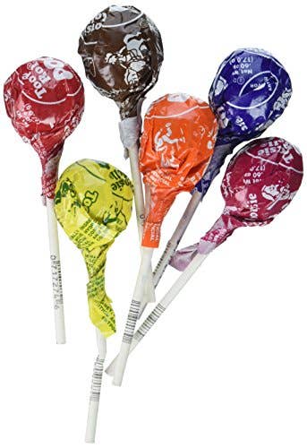 Shop The King - Wholesale Lollipop - Tootsie Roll Pops Asst 100 Per Box0