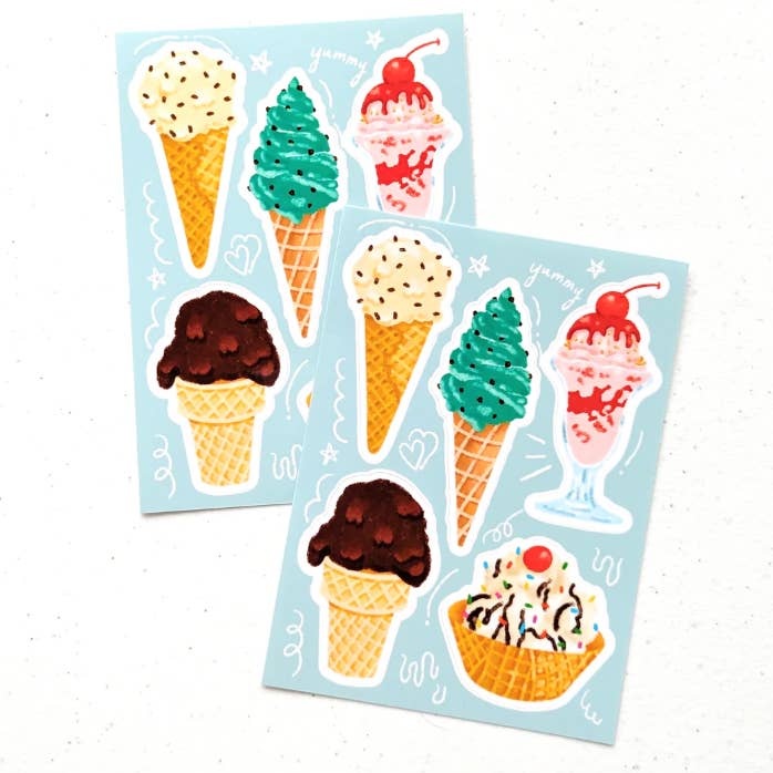 Aria Studio Crafts - Wholesale Sticker - Ice Cream Dream Sticker Sheet0