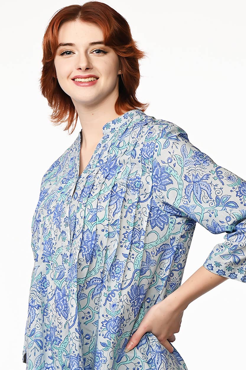 Sevya Handmade - Vendita all'ingrosso Tunica - Donna - Tuniche Tamira Block Print15