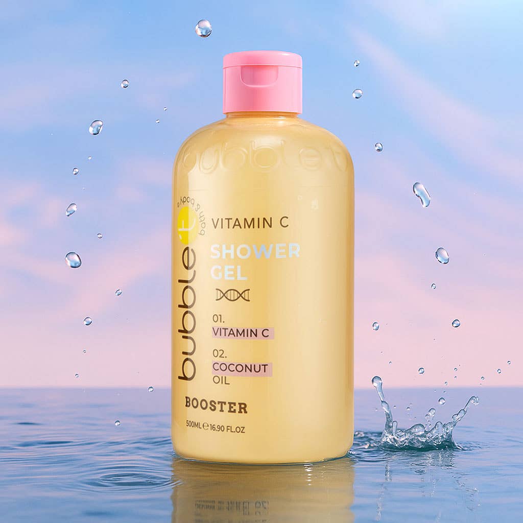 Bubble T Cosmetics - Wholesale Body Wash/Shower Gel - Vitamin C & Coconut Oil Shower Gel (500ml)1