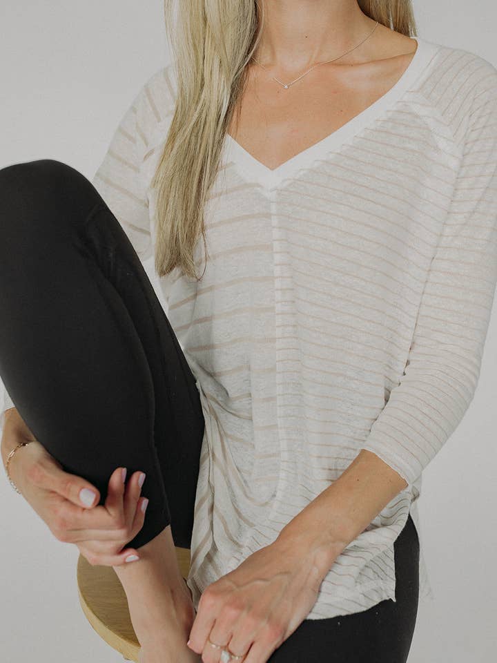 Summer Camp – wholesale Tunic – Women’s – Breezy Mornings Striped Raglan6