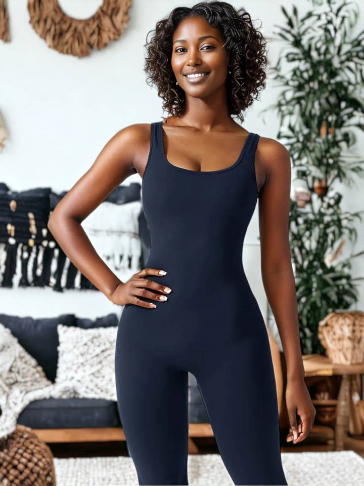 Active by Anna-Kaci - Wholesale Unitard - Women's - Hip Lifting Tight-Fitting Yoga One-Piece Fitness Clothes1