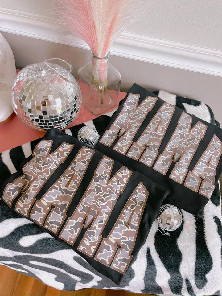 Funky Monkey - Wholesale T-Shirt (Graphic) - Women's - Camo Mama Short Sleeve Tee1