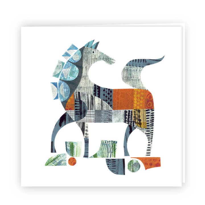 handsome horse greetings card for wholesale by Clare Youngs