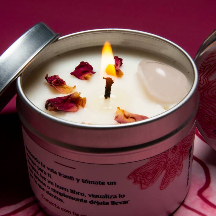 Iranti candles - Wholesale Travel Candles - ROSE PETALS SCENTED CANDLE2