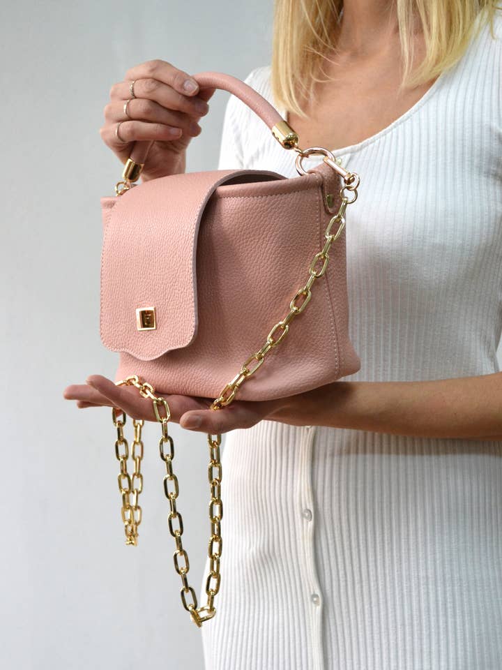 Porte-monnaie en cuir Ismene pour la vente par ANA KOUTSI