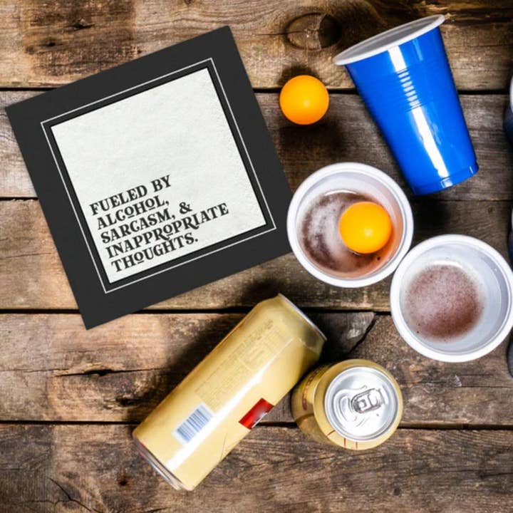 Twisted Wares - Wholesale Disposable Napkin - Funny Cocktail Napkins | Sarcastic Humor | Adult Gift3