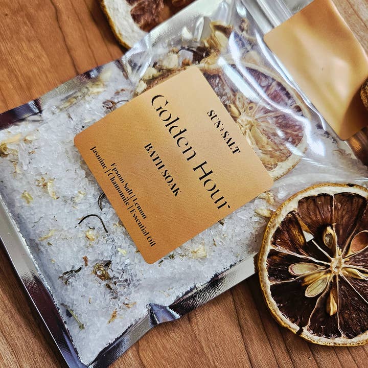 Lux&Lou - Wholesale Bath soak/milk - Golden Hour Bath Soak | Fall Exclusive Bath Salt Single Use2